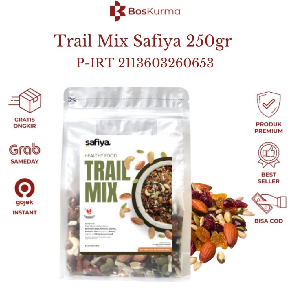 

Trail Mix 250 Gram Safiya Healthy Food - Trail Mix Safiya Pum