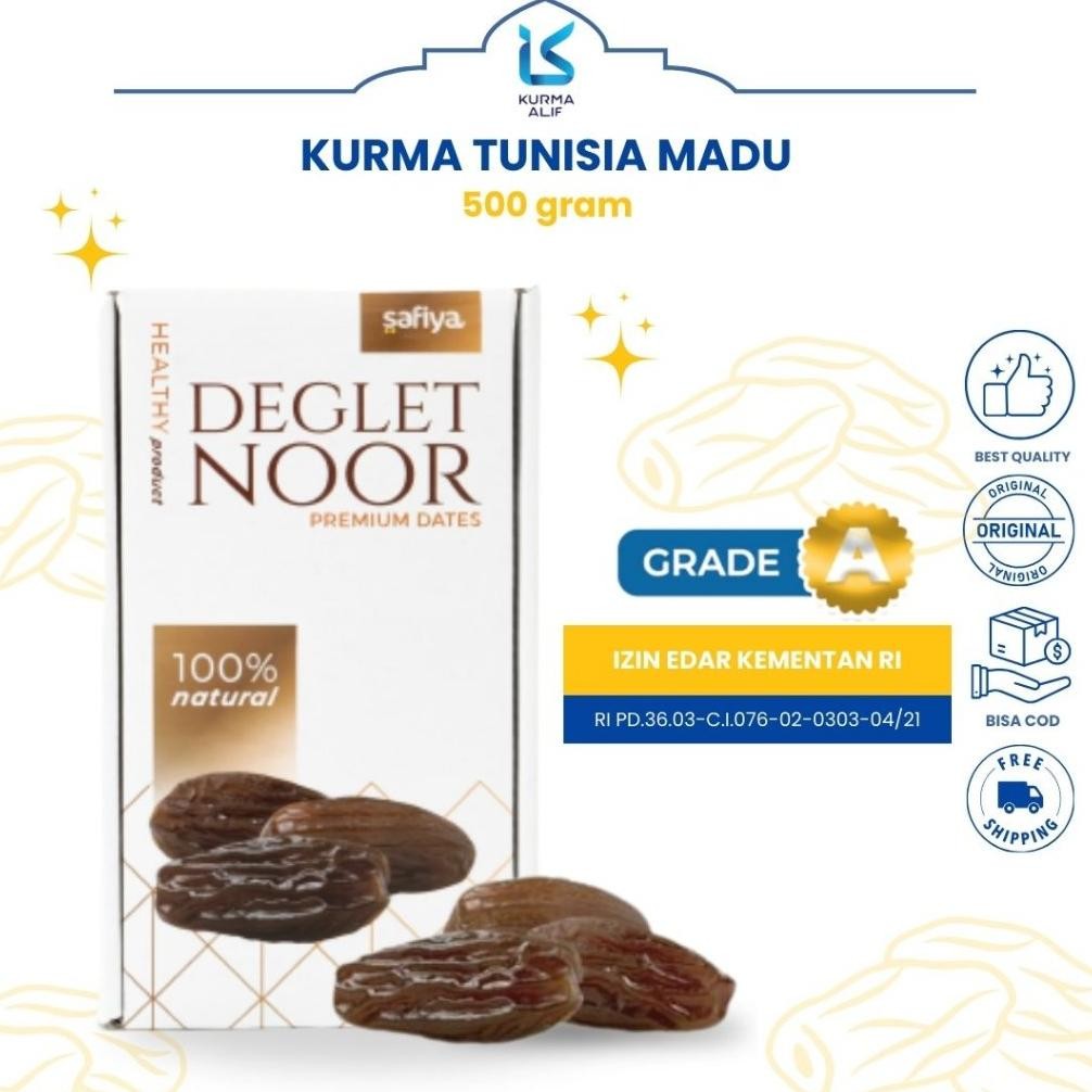 

Kurma Tunisia gr Deglet Noor Tunisia Tanpa Tangkai