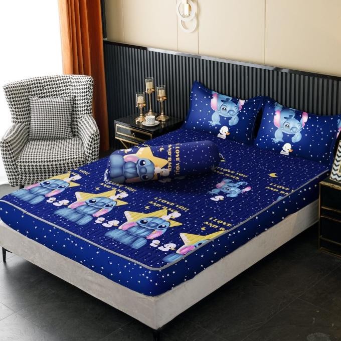 Murah Sprei Waterproof 180X200 Plus Sarung Bantal Dan Guling Merk Texania