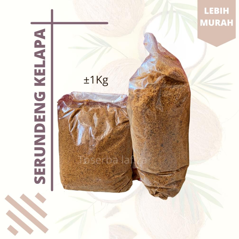 

Serundeng Kelapa Kan 1Kg - Halal - Rasa Manis Gurih