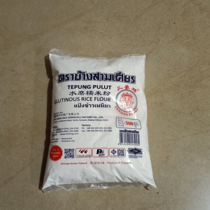 

PROMO! Tepung ketan / tepung pulut/ Glutinous rice flour Thailand