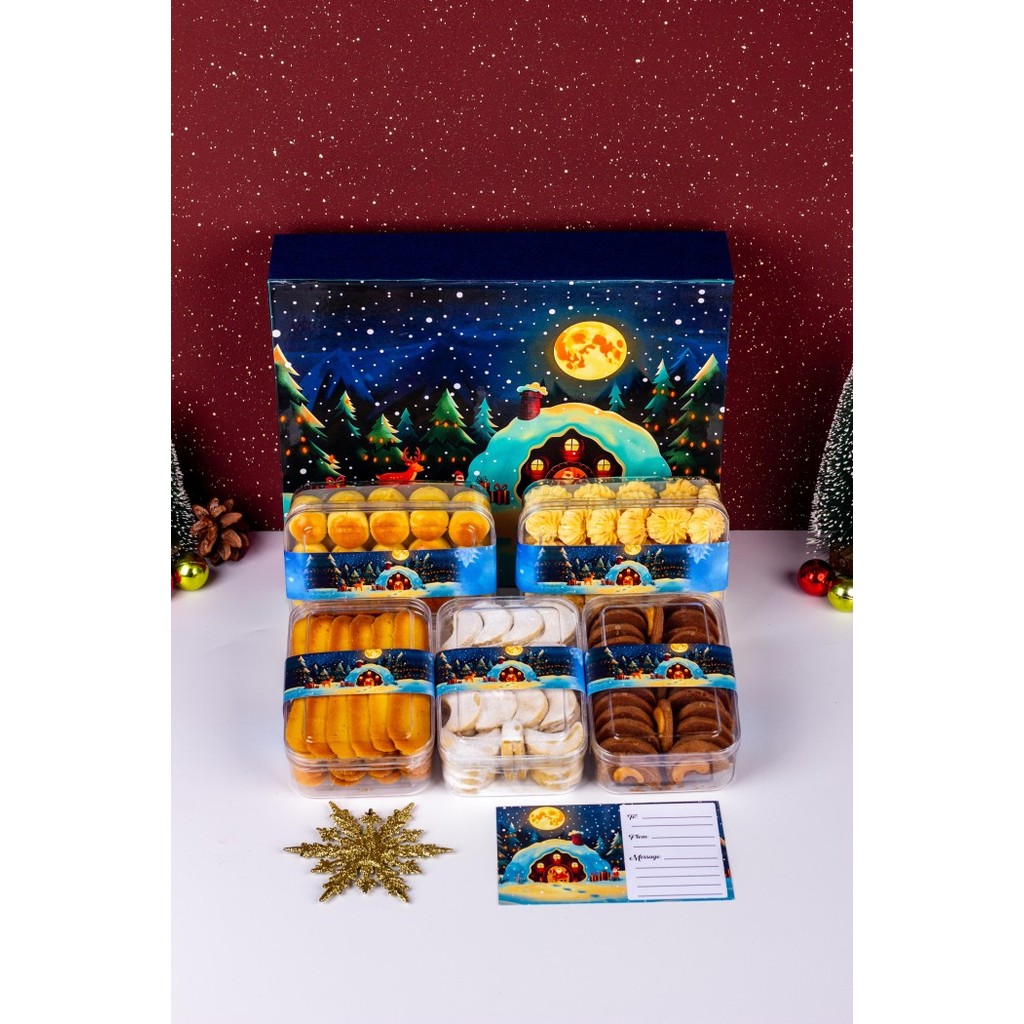 

Hampers Natal Christmas/Parcel Natal Cookies Kue Kering Ready