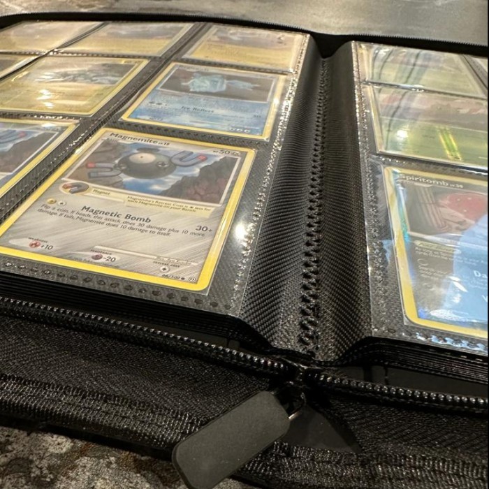 

Hice Premium Zip Album Card Binder 9 Pocket Binder Kartu Pokemon Magic New