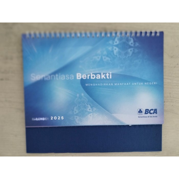 

Kalender Meja Bulanan Exclusive Bank Bca / Aca Asuransi Mewah New