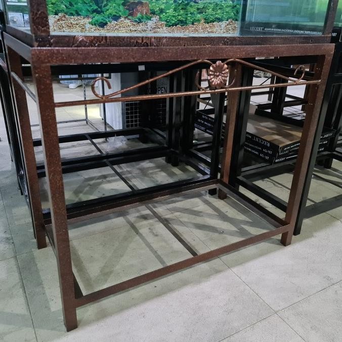 Kaki Aquarium / Rak Besi Aquarium / Meja Besi Aquarium 80 X 40 X 70 Cm Kalediratoko7