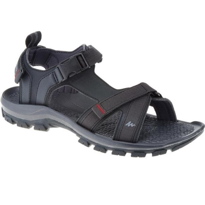 Decathlon Quechua Sandal Gunung Pria Hitam Maskeri_Aja