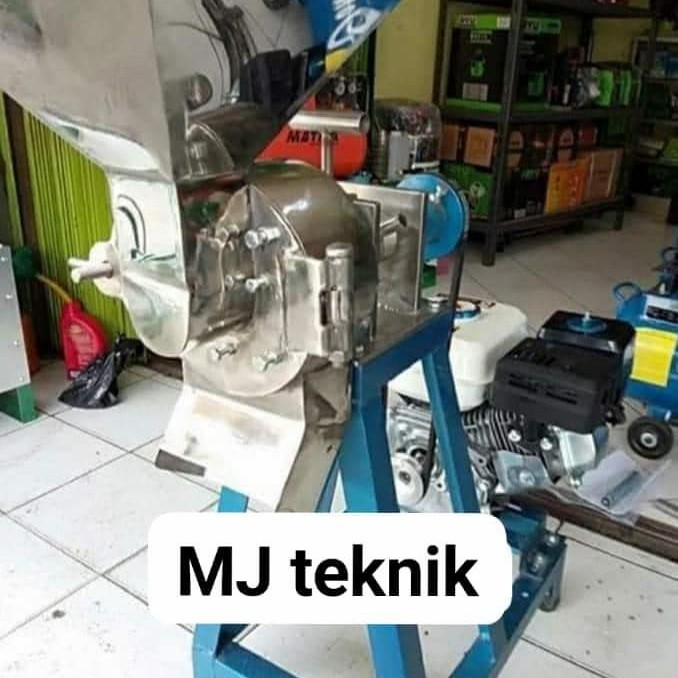 RISHON MO MESIN GILINGAN BUMBU STAINLESS 6IN MESIN HONDA