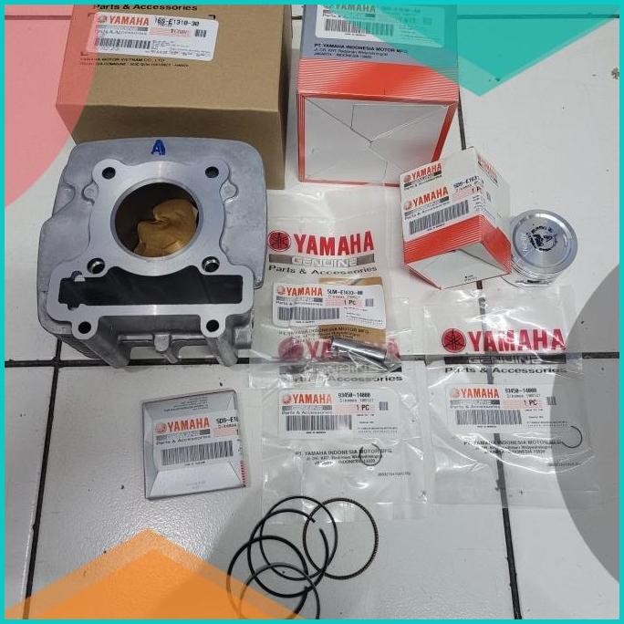 Paket Cylinder Blok-Blok Seher Yamaha Vega ZR-Jupiter Robot 2010 Asli