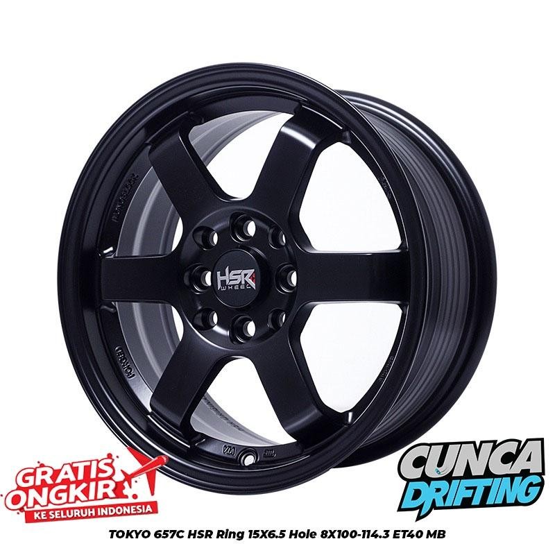 Velg Racing Mobil Model Te37 Ring 15 Lubang Baut 4X100 Dan 4X114,3 Velg Mobil Honda Brio. Jazz. Civi