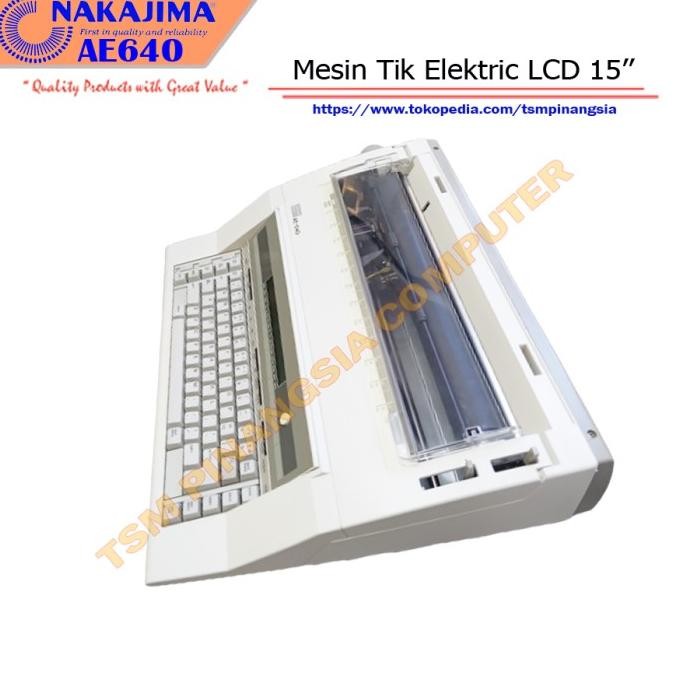 Nakajima AE640 Mesin Tik ketik Elektrik Nakajima AE-640