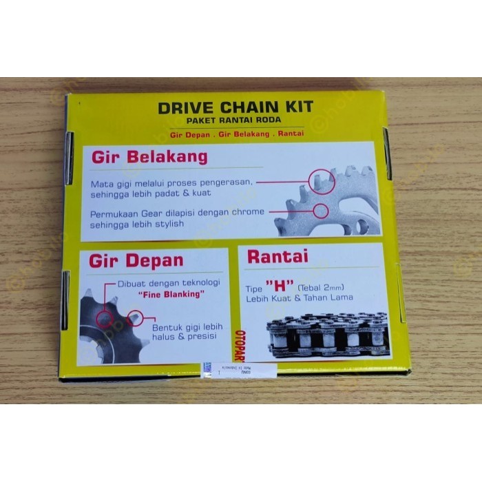 ASPIRA Rantai dan Gir Set Motor Honda Supra X 125 Helm in Rantai 420H