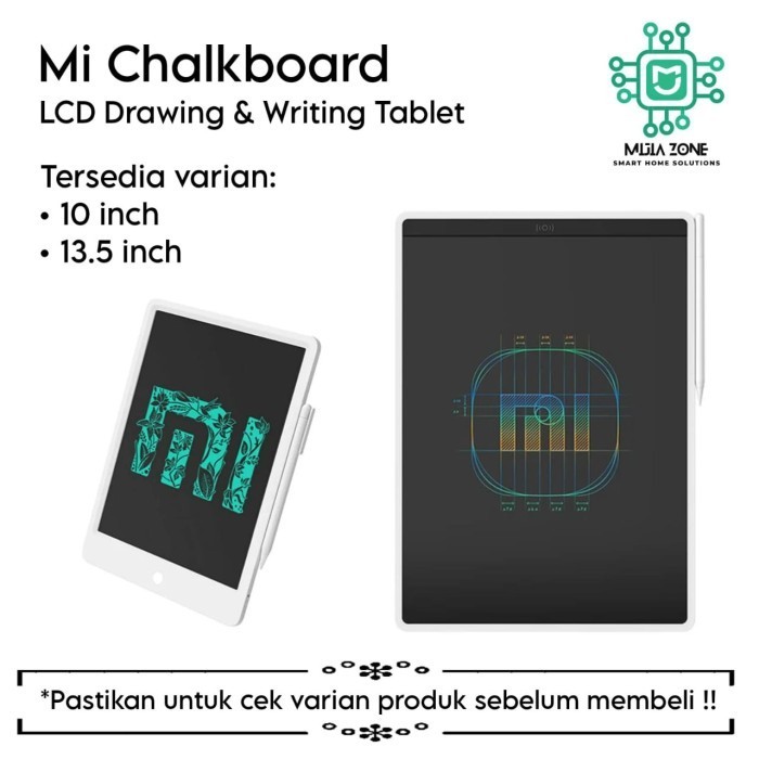 

Mijia Writing Drawing Pad Tablet Gambar Tulis 13.5 inch 10 inch