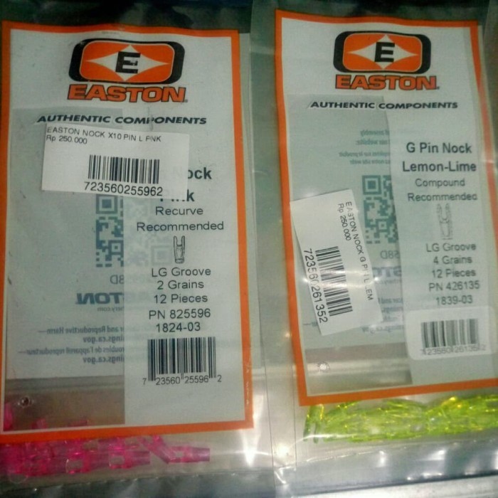 Pin Nock & G Pin Nock Easton untuk Arrow Carbon Bima Archery Panah