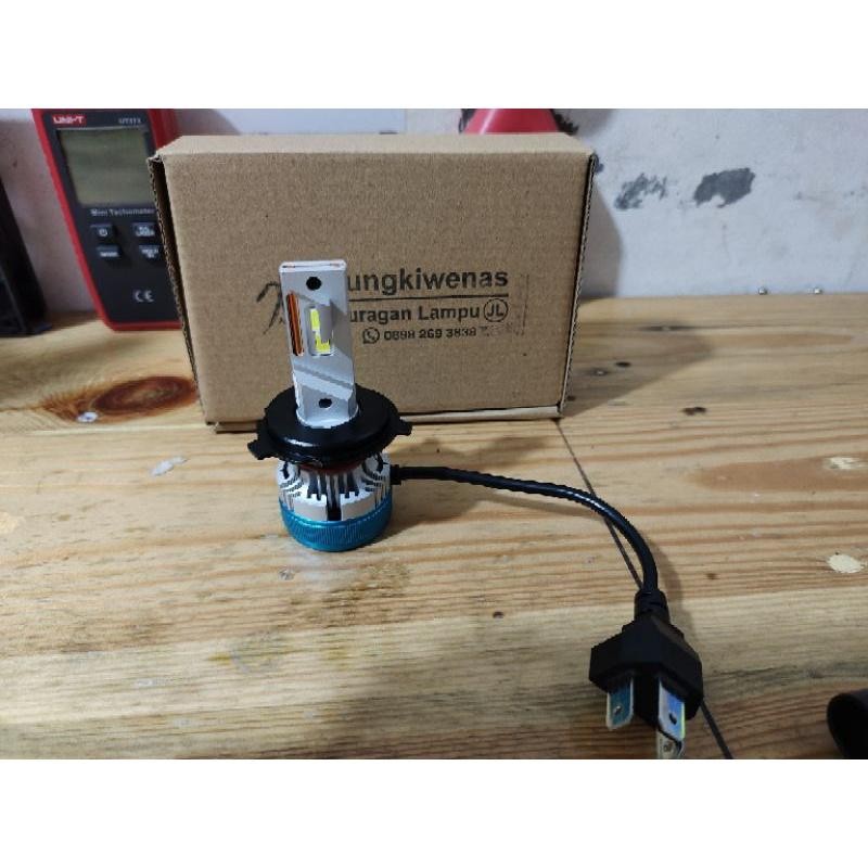 Led H4 Jl 55Watt 6000K Double Heat Cooper Pipe