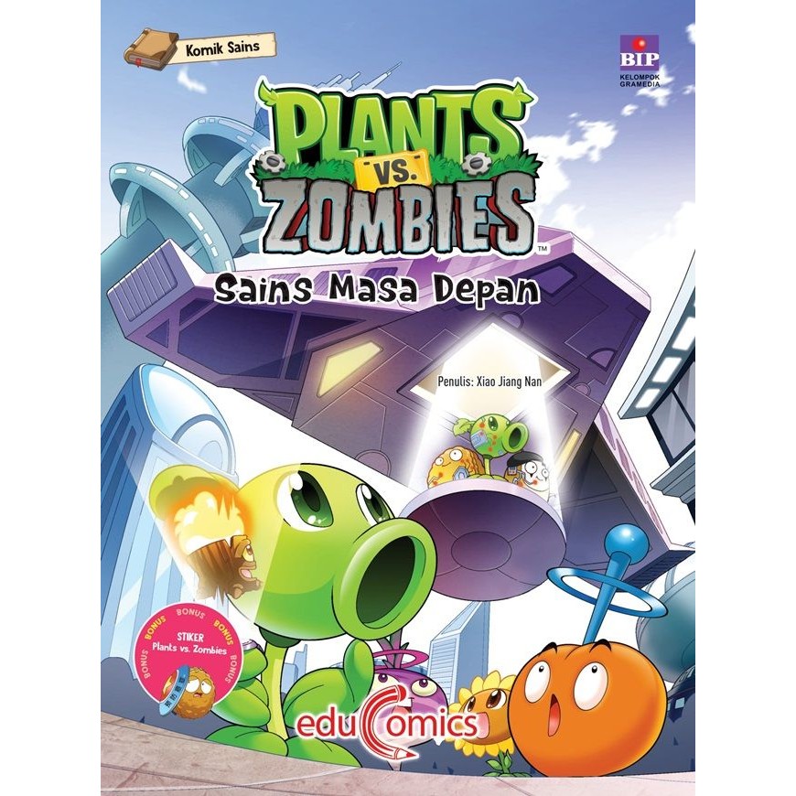 Gramedia - Educomics Plants Vs Zombies : Sains Masa Depan