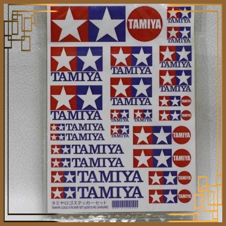 

[KNC] STIKER STICKER LOGO TAMIYA LEBIH DARI SATU MADE IN JAPAN