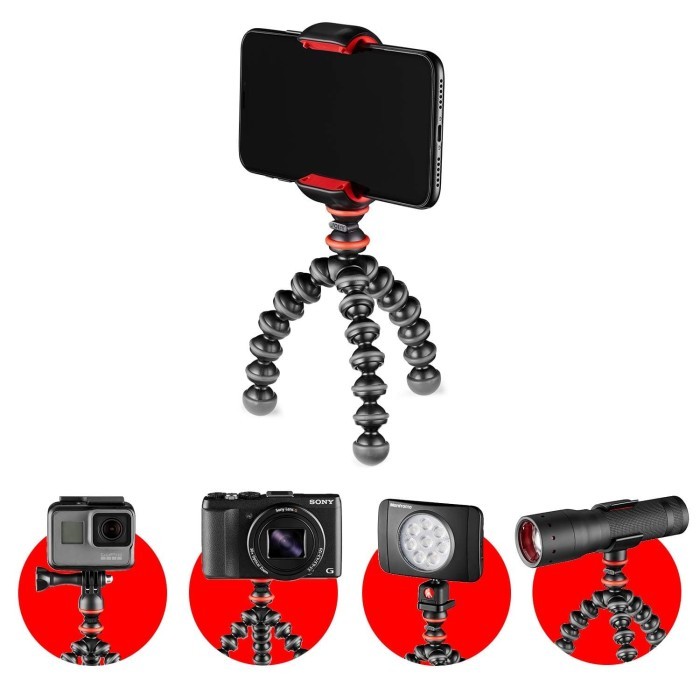 Murah JOBY GorillaPod Starter Kit - Pocket Tripod for Smartphone, Action Cam Non COD
