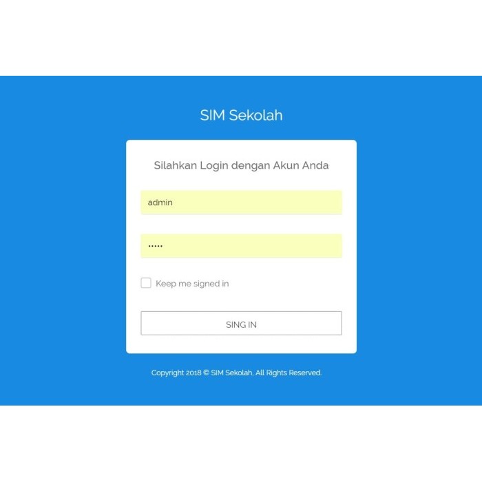 Aplikasi pembayaran Tagihan Siswa SPP Sekolah berbasis Web