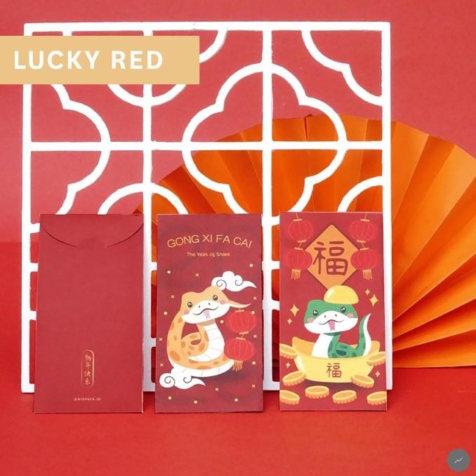 

Angpao Imlek Ular Angpau Snake Angpao 2025 Amplop Tahun Baru Sincia CNY Angbao Uler