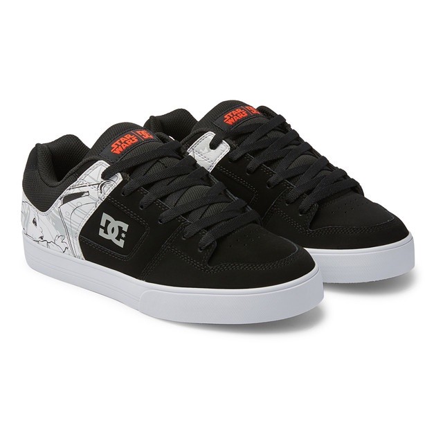 DC Shoes Men Sw Pure Shoes Black/White/Grey ADYS400084