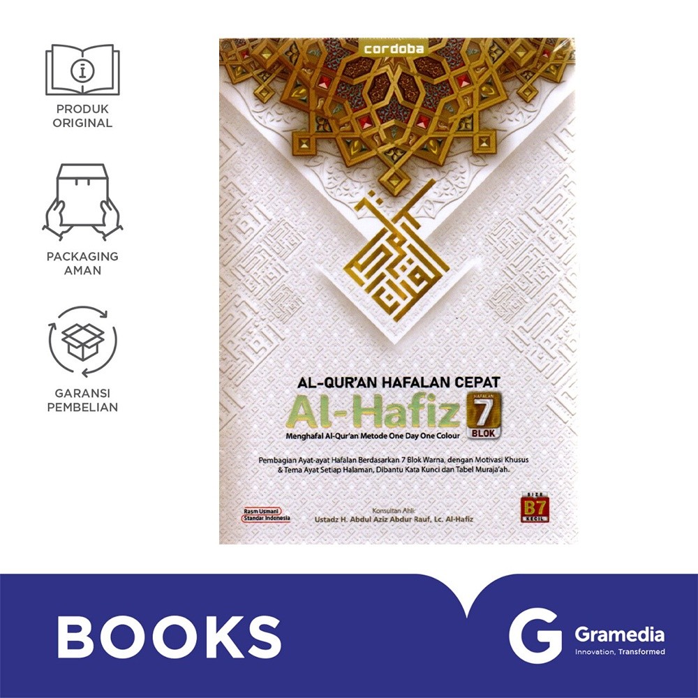 Gramedia Bintaro - Alquran Cordoba Hafalan Cepat 7 Blok Al Hafidz B7