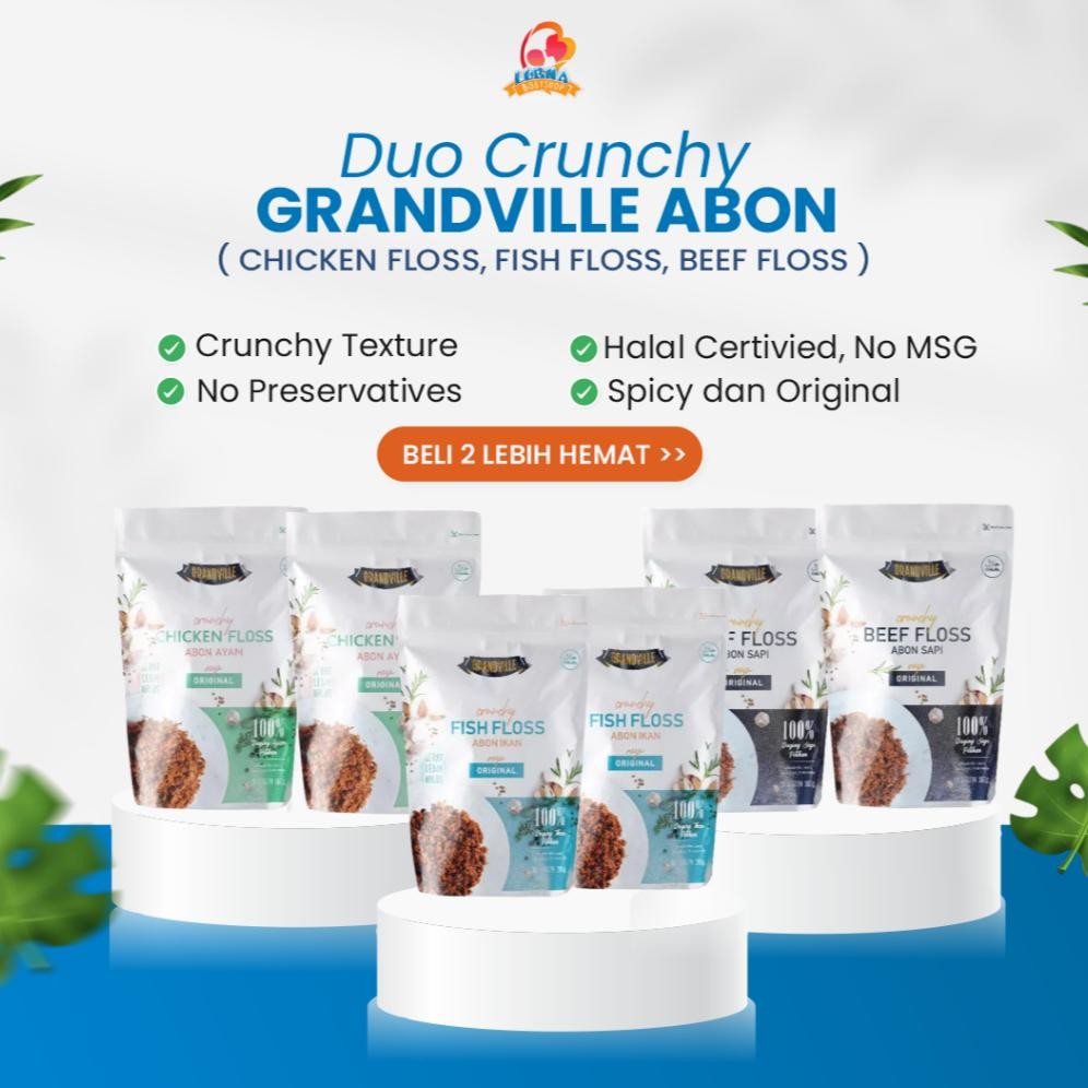 

(2 Pack) Abon Ayam / Abon Ikan / Abon Sapi Crunchy Floss MPASI Makanan Ringan Anak