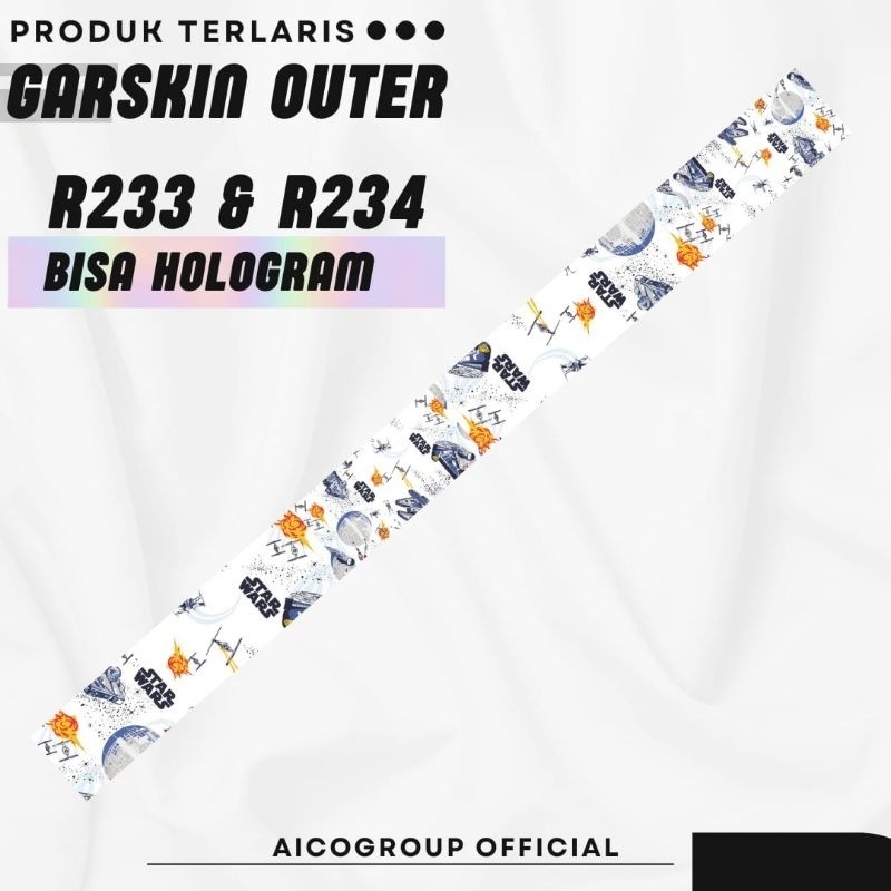 

*PromoTerjangkau* Stiker Outer 234 Quantac Hologram Non Garskin Wrap Premium / X Casing Case COD