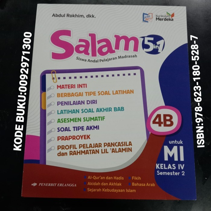 

Buku Salam 5in1 4B Kelas 4 SD / MI Kurikulum Merdeka Erlangga