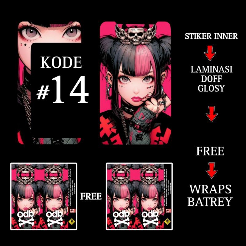 

*PromoTerjangkau* Label Stiker Vnil M200 Dan Batrey Garskin Wrap Premium / X Casing Case COD