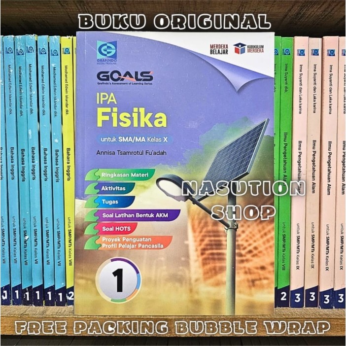 

Goals Ipa Fisika Kelas 10 11 12 SMA Grafindo Kurikulum Merdeka - Buku Soal 1 2 3 KM