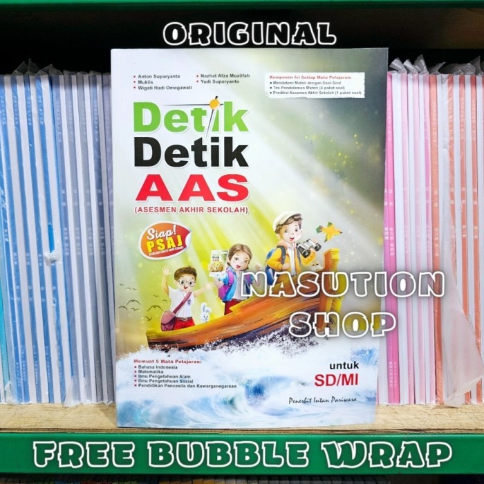 

Buku Detik Detik AAS SD/MI Intan Pariwara Dilengkapi Kunci Jawaban ORI