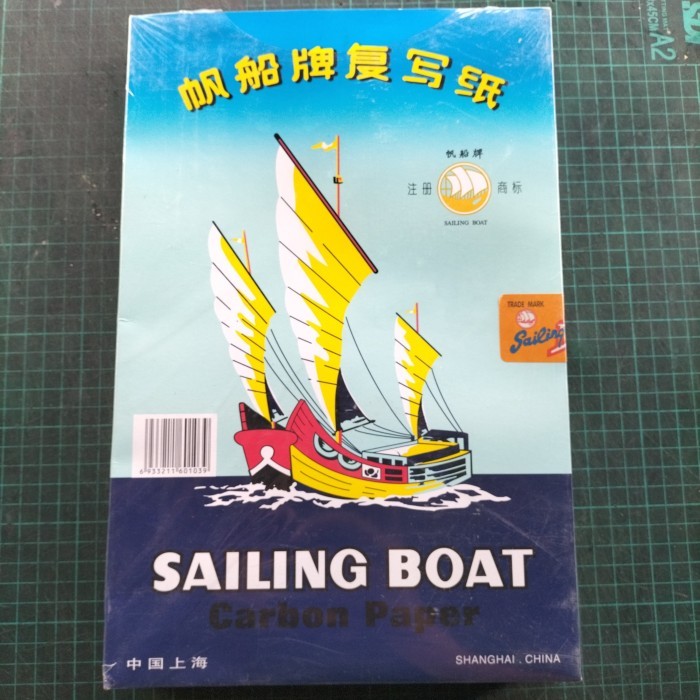 

SAILING BOAT (KERTAS CARBON) E 1003 SINGLE SIDE BLUE DAN BLACK