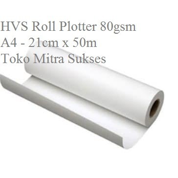 

Kertas HVS Roll Plotter 80gsm A4 - 21cm x 50meter