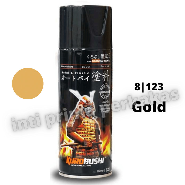 Cat Semprot Pylox Pilox Samurai Paint Kurobushi Gold