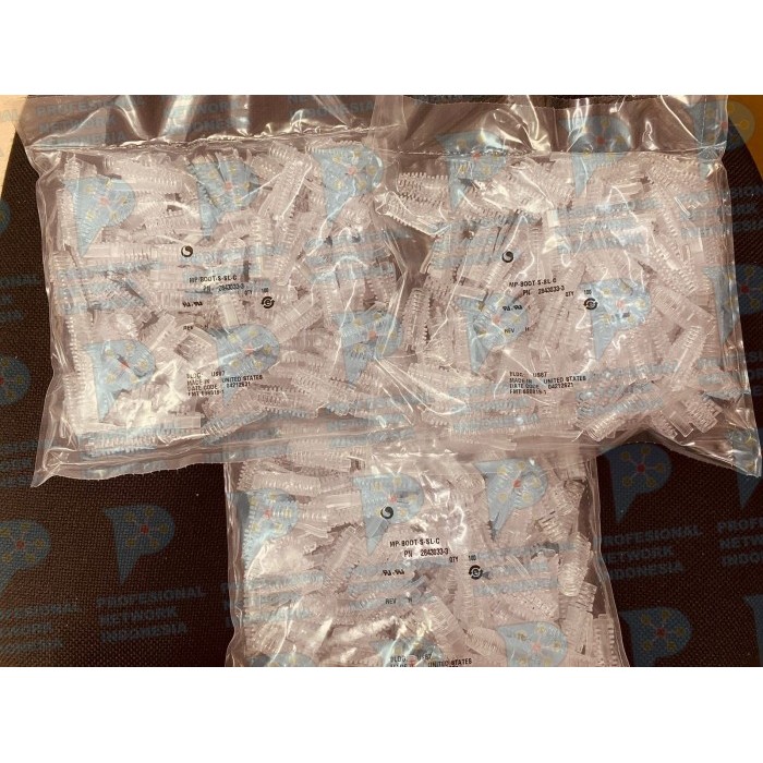 AMP Plugboot Cat6 Transparant ORIGINAL Commscope Plug Boot Cat 6 RJ45