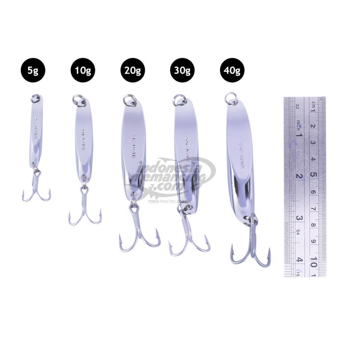 TERBARU Halco Twisty umpan lure spoon pilih Ukuran