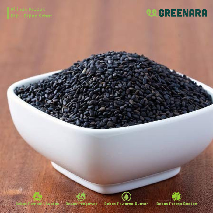 

WIJEN HITAM PANGGANG 1 KG / ROASTED BLACK SESAME SEED