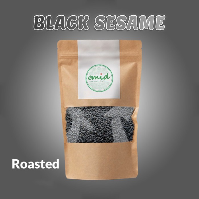 

ORGANIC BLACK ROASTED SESAME SEEDS (BIJI WIJEN HITAM PANGGANG) 250GR