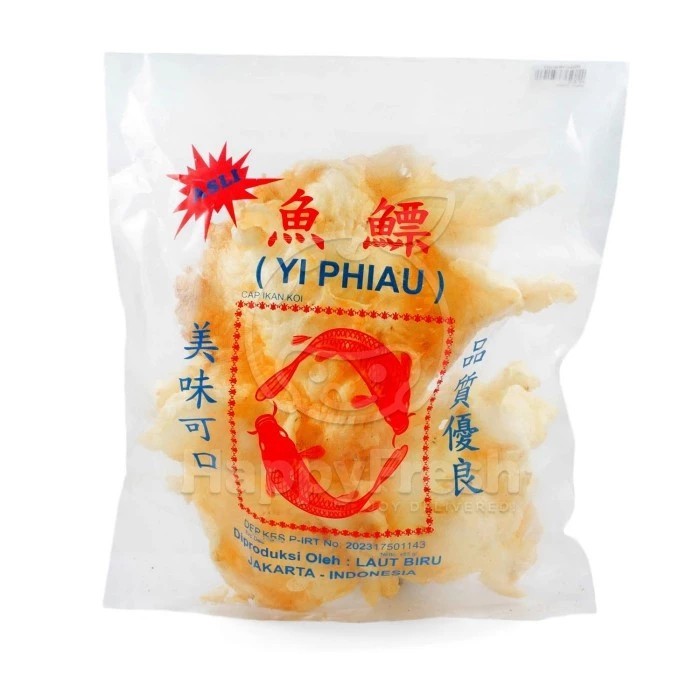 

YI PHIAU / PERUT IKAN / KERUPUK KRIPIK GELEMBUNG IKAN SNACK ASLI