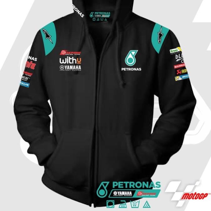 Jaket Hoodie Petronas Withu Yamaha Factory Racing Terlaris Kode 1486