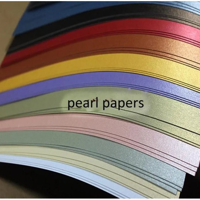 

100Pcs/Lot A4 Size 21*29.7Cm 250Gsm Pearl Paper Double Pearl Paper