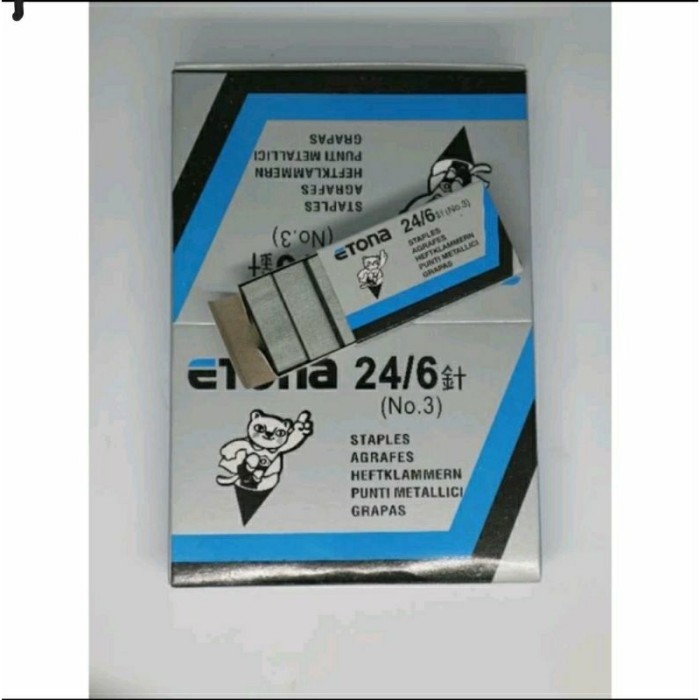 

Ready Stok 15 Pak Staples Etona 246 No3 Kartonan
