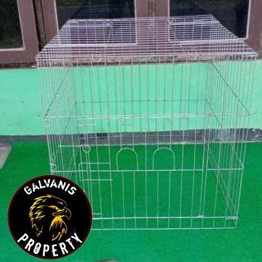 TERLARIS KANDANG/KURUNGAN AYAM LIPAT KOTAK GALVANIS 70X70X70cm anti karat