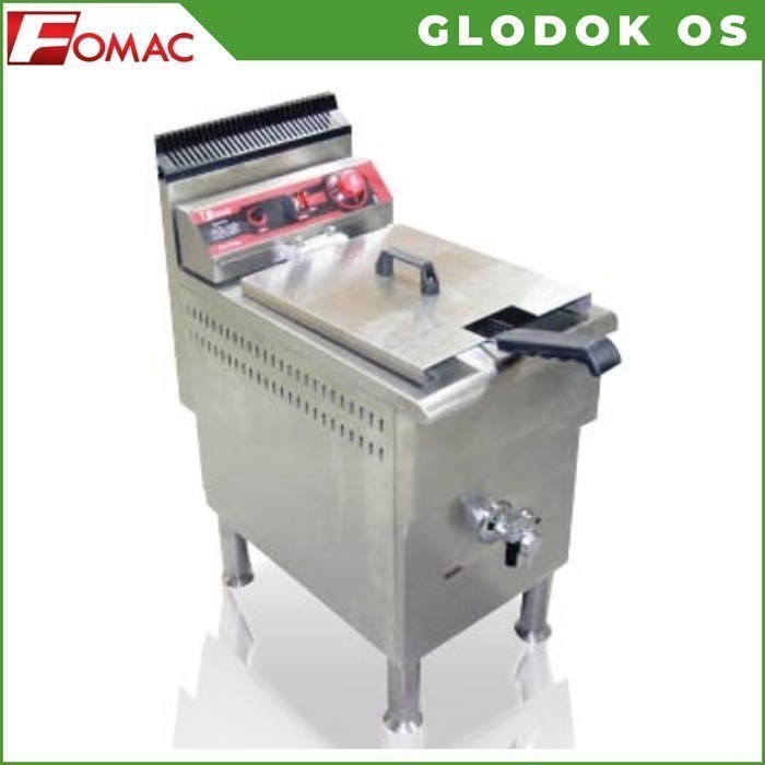 Deep Fryer / penggorengan Gas Single Tank Fomac FRY-G171 + Thermostat