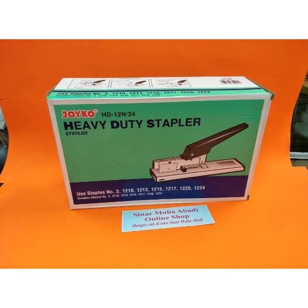 

READY!! Stapler Jilid BESAR Joyko HD-12N/24 Heavy Duty Staples