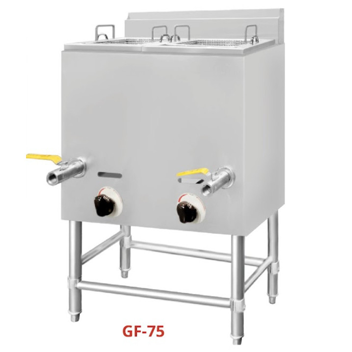 GETRA GF-75 Gas Deep Fryer (Alat Penggorengan Listrik) 2 Tank 14 Liter