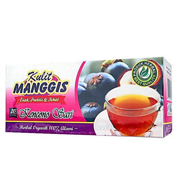 

Kencono Sari Kulit Manggis Celup 60 gr 20 teabag asli original