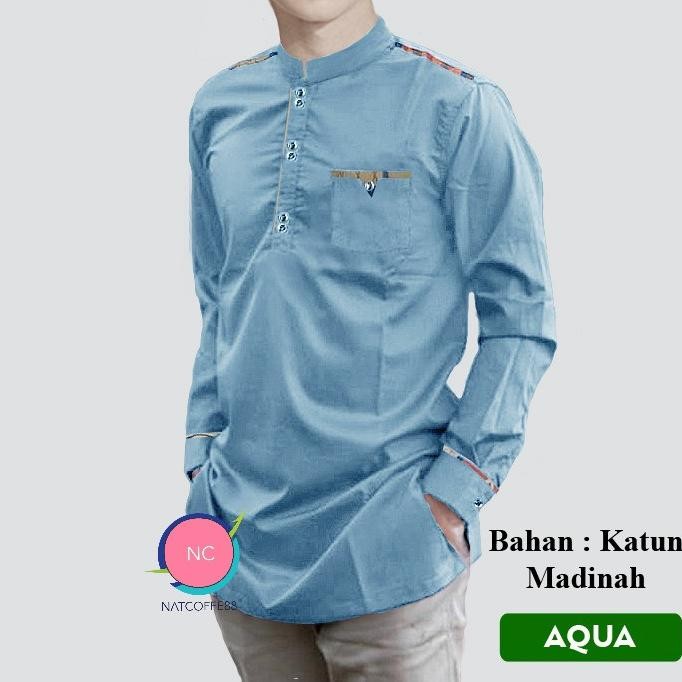 Kemeja Koko Pria Lengan Panjang Raja TJ Busana Muslim Terkini Terlaris