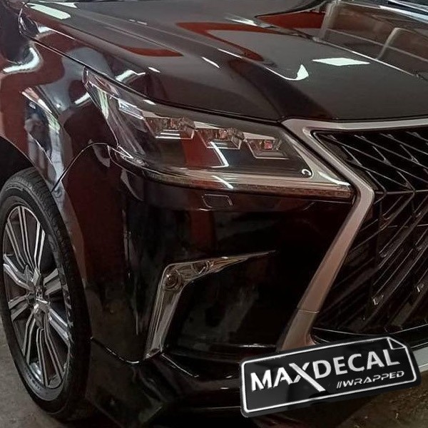 [ROLL] MAXDECAL 9700 070 Black Premium Wrap Vinyl Gloss Matte Doff