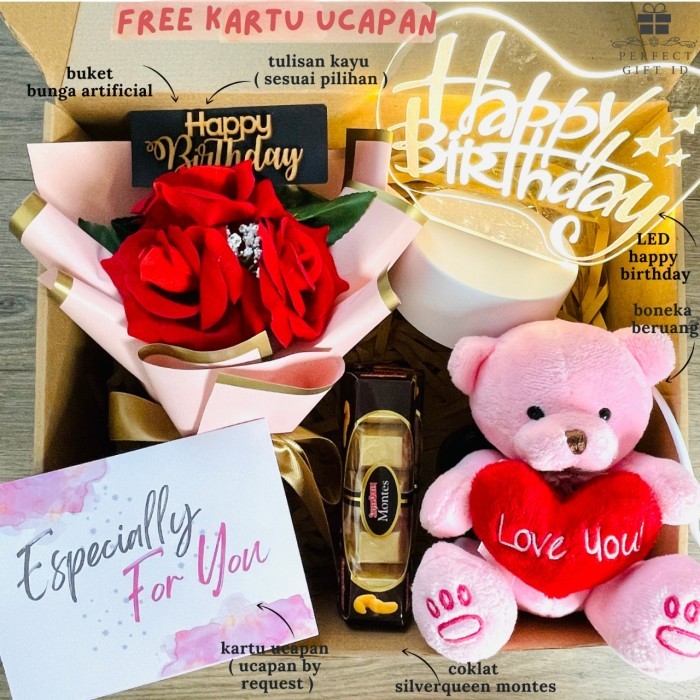 Hampers Kado Cewek Hadiah Ultah Kado Ultah Kado Anniversary Kado Ultah Premium